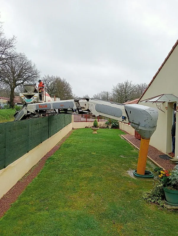 Inertage au béton d'une cuve 